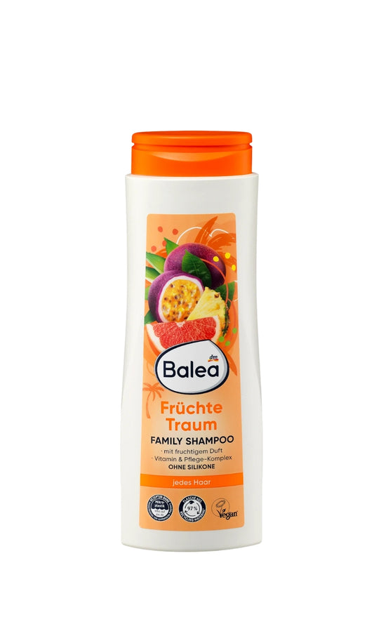 Balea Shampoing pour tous types de cheveux Convient à toute la famille Parfum fruité